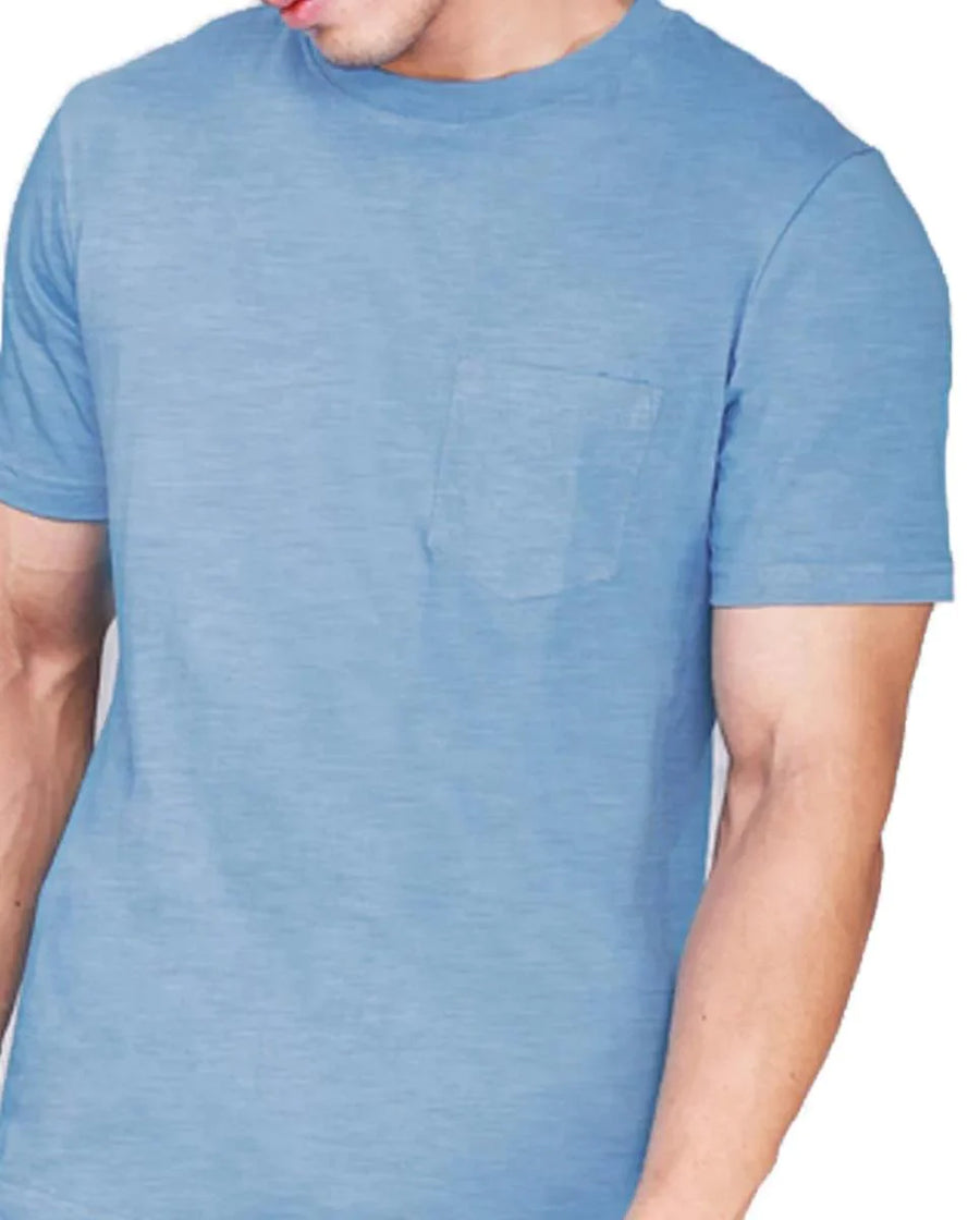 Azure Blue Half Sleeve T-Shirt
