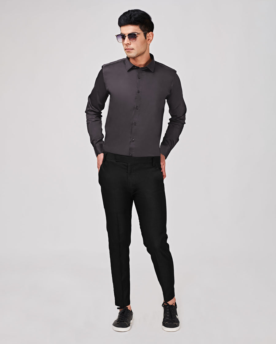 dark grey dress shirt with black pants Find Your Perfect Black Dress Shirt Grey Pants: Online Deals