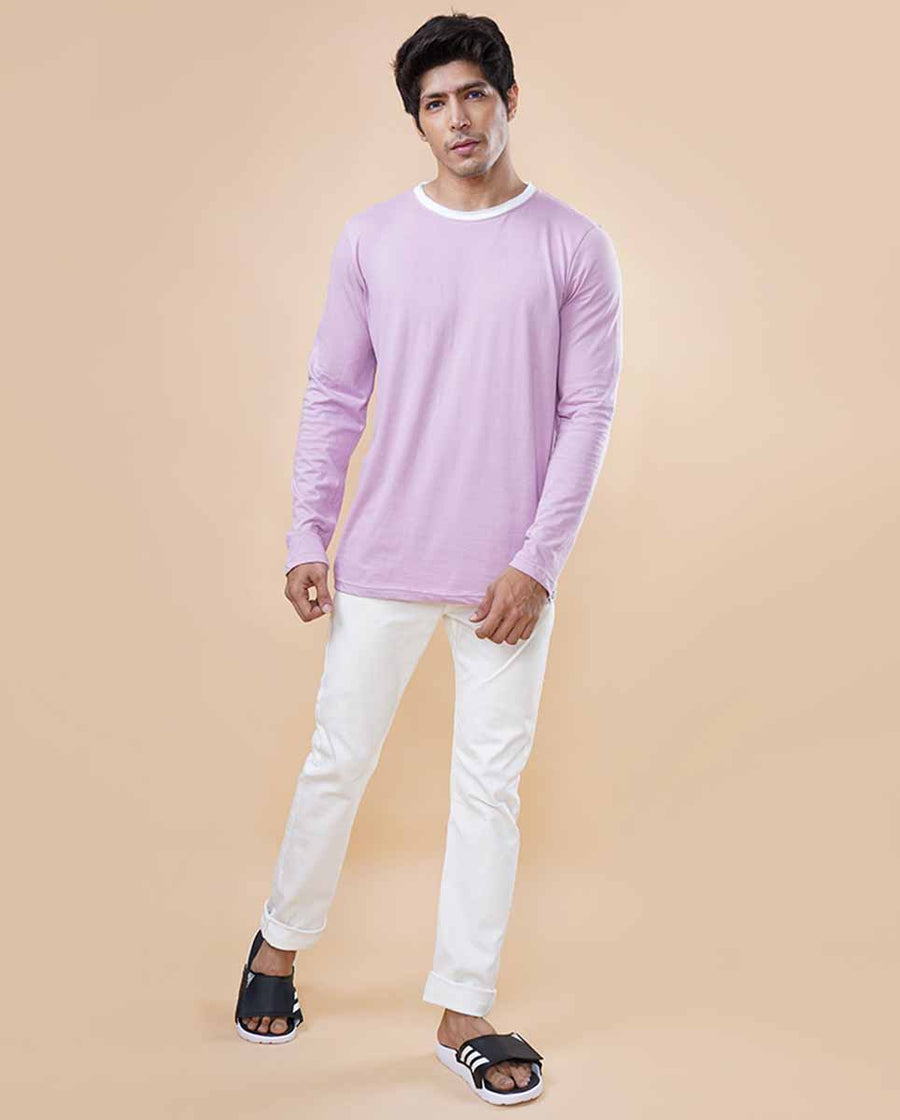 Pink Full Sleeve T-Shirt