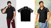 Black Casual Polo T-Shirt